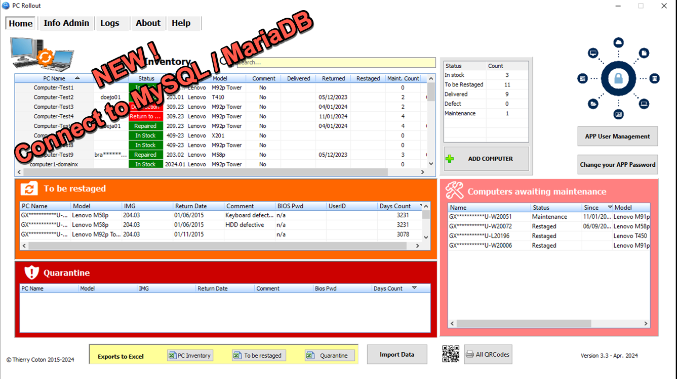 NEW !! Rollout-MySQL 3.5
